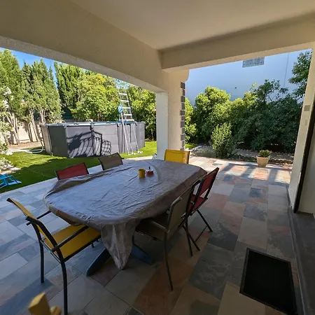 Calme Mais Proche Toutes Activites, F3 Avec Parking, Jardin, Piscine, Wifi, Clim Dans Propriete Privee 阿格德