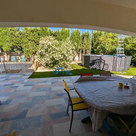 Calme Mais Proche Toutes Activites, F3 Avec Parking, Jardin, Piscine, Wifi, Clim Dans Propriete Privee 公寓